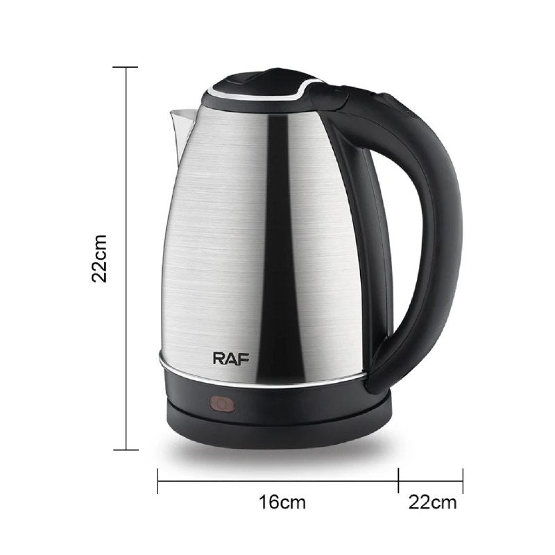 MAQUINA HERVIDORA DE AGUA ELECTRICA, CAPACIDAD 2L, POTENCIA 1500W, INTERIOR DE LIBRE DE BPA Y APAGADO AUTOMATICO RAF CLASSIC 22X16CM