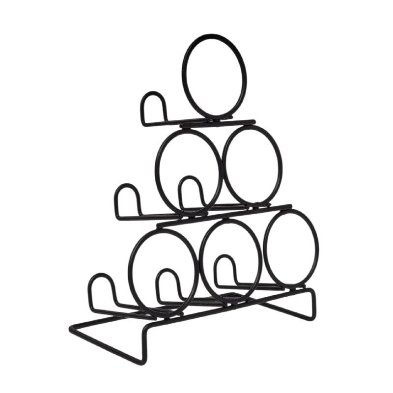 ORGANIZADOR DE ESPECIAS CONDIMENTOS MORDERNO Y MINIMALISTA EN SET DE 7 PIEZAS DE VIDRIO Y METAL LIFEART 4.5X4.5X9.6CM