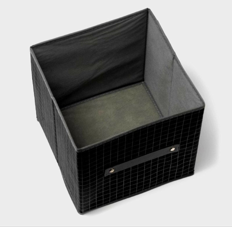 ORGANIZADOR CAJA DE ALMACENAMIENTO 27.9X26.7CM PLEGABLE PARA LIBROS, ROPA, JUGUETES, ETC CLOSET ESSENTIALS 27.9X26.7CM