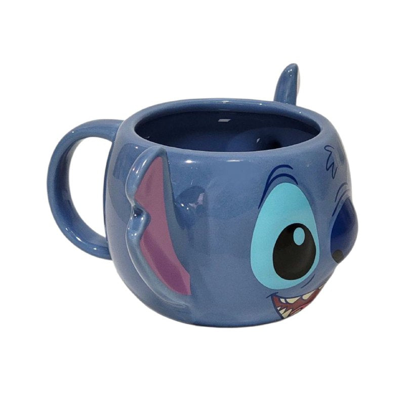 TAZA DE CERAMICA, RESISTENTE AL CALOR, MANGO CREATIVO DISEÑO LILO Y STITCH