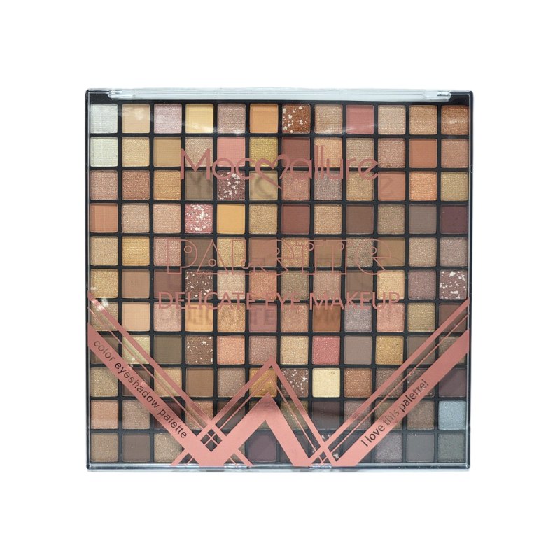 SOMBRA DE MAQUILLAJE EN PALETA DE OJOS COLORES PERFECTOS 132 TONOS MOCMALLURE 19X19CM