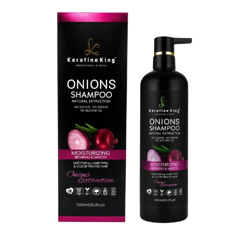 SHAMPOO DE CEBOLLA HIDRATANTE Y REPARADOR KERATINE KING 1000ML