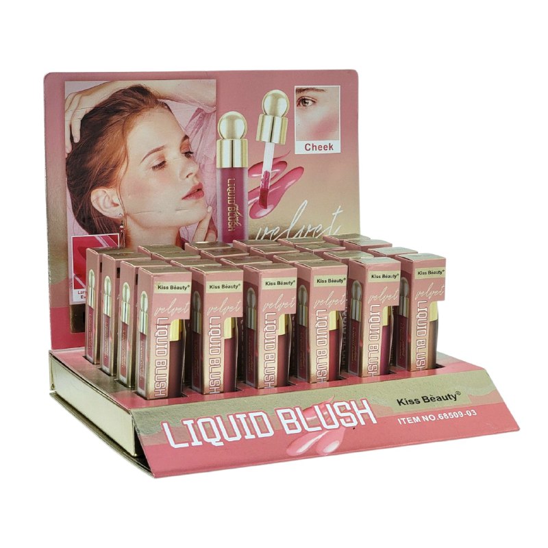 BLUSH LIQUIDO ACABADO MATTE FRESCO KISS BEAUTY 7ML DUPE DE RARE BEAUTY