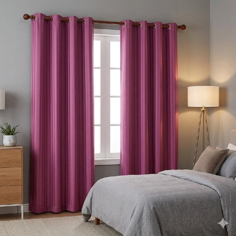 CORTINAS PARA HOGAR OSCURAS CON OJALES QUE BLOQUEAN LA LUZ 54X90" CHIC BOUTIQUE