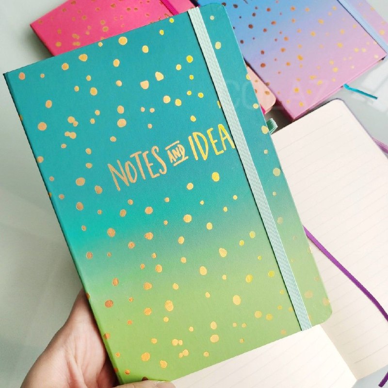 CUADERNO AGENDA DE NOTAS PREMIUM DE TAPA DURA ELEGANTE Y BONITOS COLORES ALFA 14X21CM