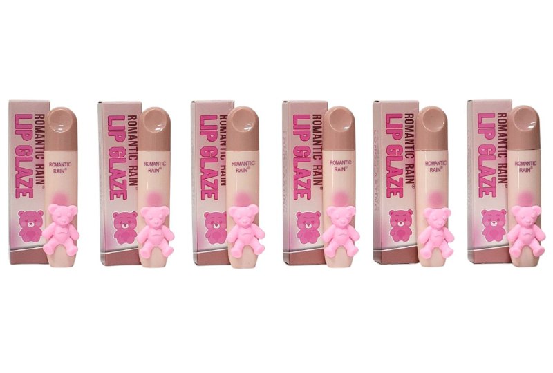 BRILLO LABIAL DUPE GEGE BEAR  ESMALTE DE LABIOS DE LARGA DURACION, RESISTENTE AL AGUA ROMANTIC RAIN
