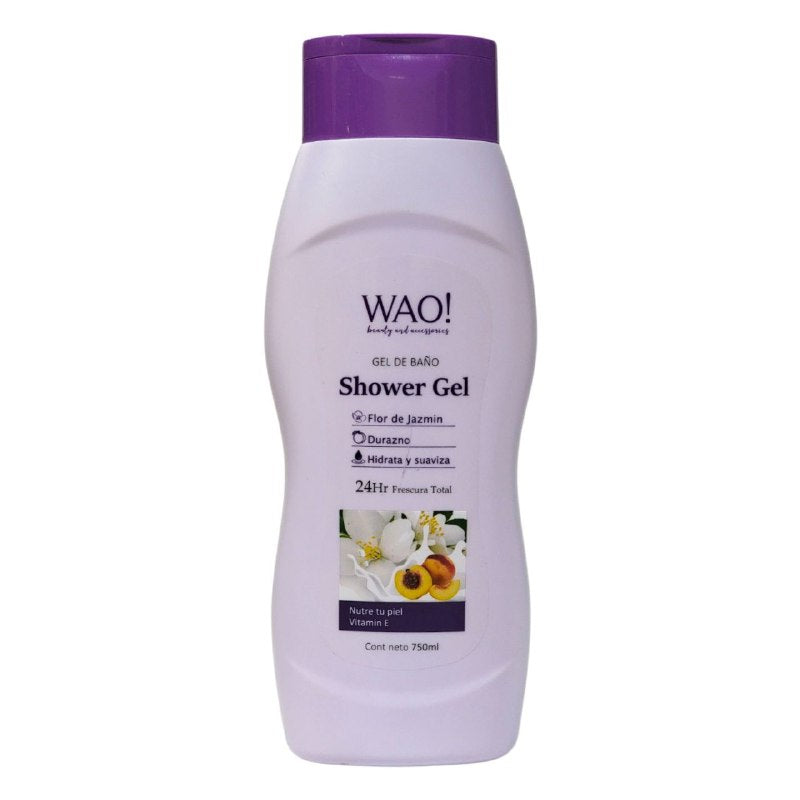 GEL DE DUCHA DE FLOR DE JAZMIN HIDRATANTE Y SUAVIZANTE WAO BEAUTY 750ML