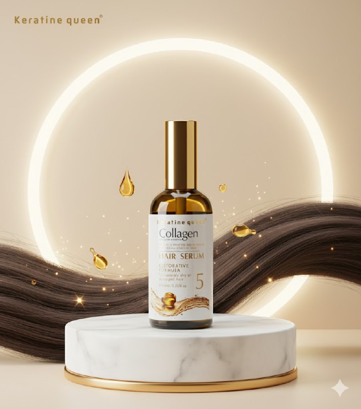 SUERO PARA EL CABELLO DE COLAGENO REPARADOR KERATINE QUEEN 1000ML