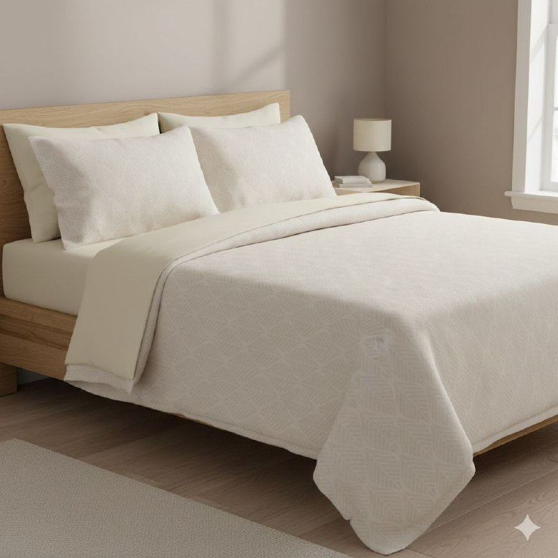 JUEGO DE SABANAS CAMERA DE 4 PIEZAS UNIPERSONAL BENELI HOME, 30 ESTILOS