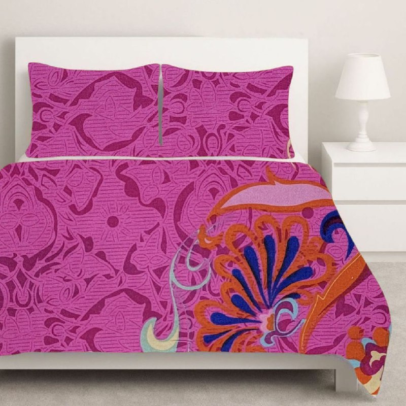 JUEGO DE SABANAS CAMERA DE 4 PIEZAS QUEEN BENELI HOME, 48 ESTILOS