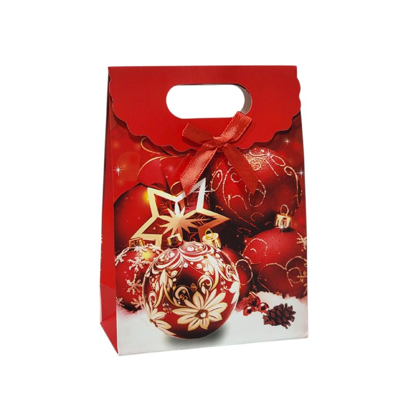 BOLSA DE REGALO NAVIDEÑA MINI PEQUEÑA 16X12CM