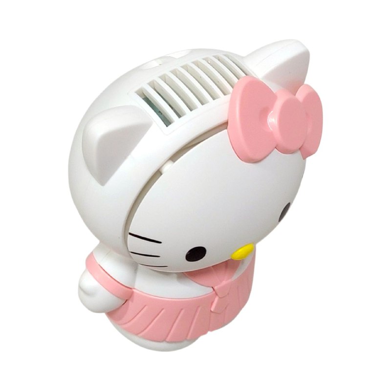 VENTILADOR DE CUELLO RECARGABLE HELLO KITTY CUTE FAN 3 COLORES