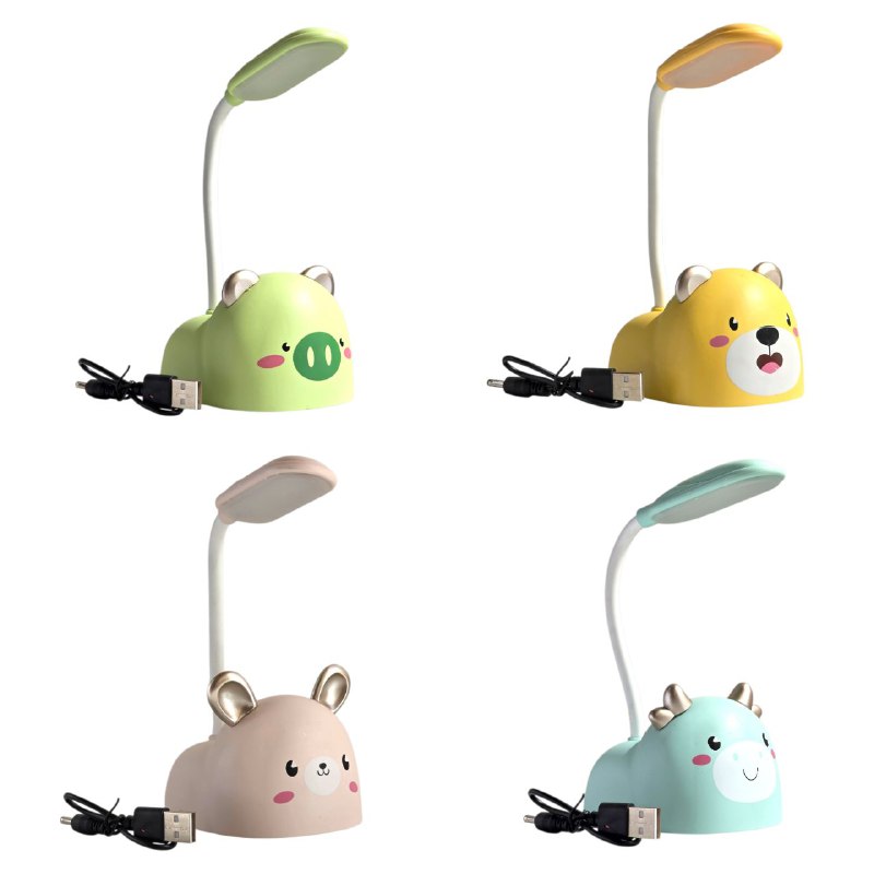LAMPARA PEQUEÑA LED DE MESA ADORABLE LED LITTLE TABLE LAMP 23X8CM, 4 COLORES