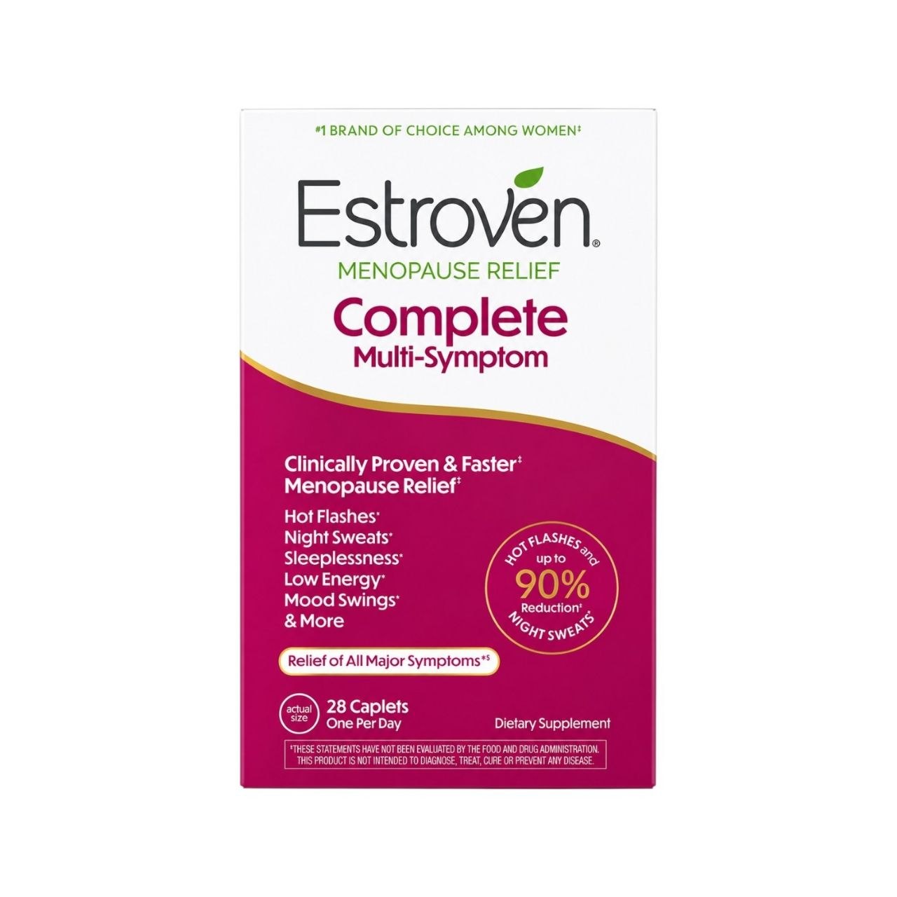 SUPLEMENTO NATURAL PARA LA MENOPAUSIA COMPLETE ALIVIO MULTI-SÍNTOMAS ESTROVEN 28 CÁPSULAS