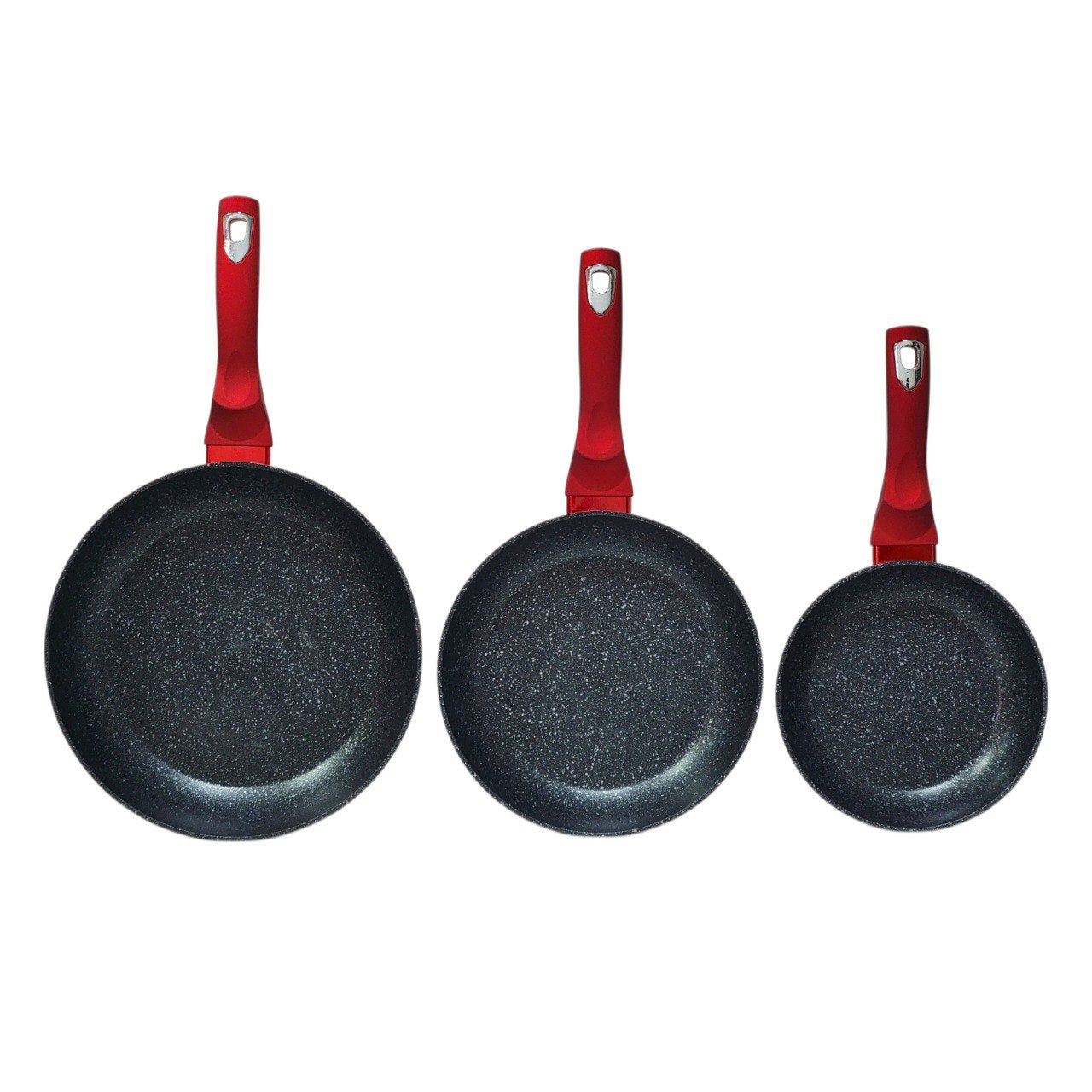 SET DE SARTENES ANTIADHERENTES DISEÑO ELEGANTE 3PCS BERLINGERHAUS