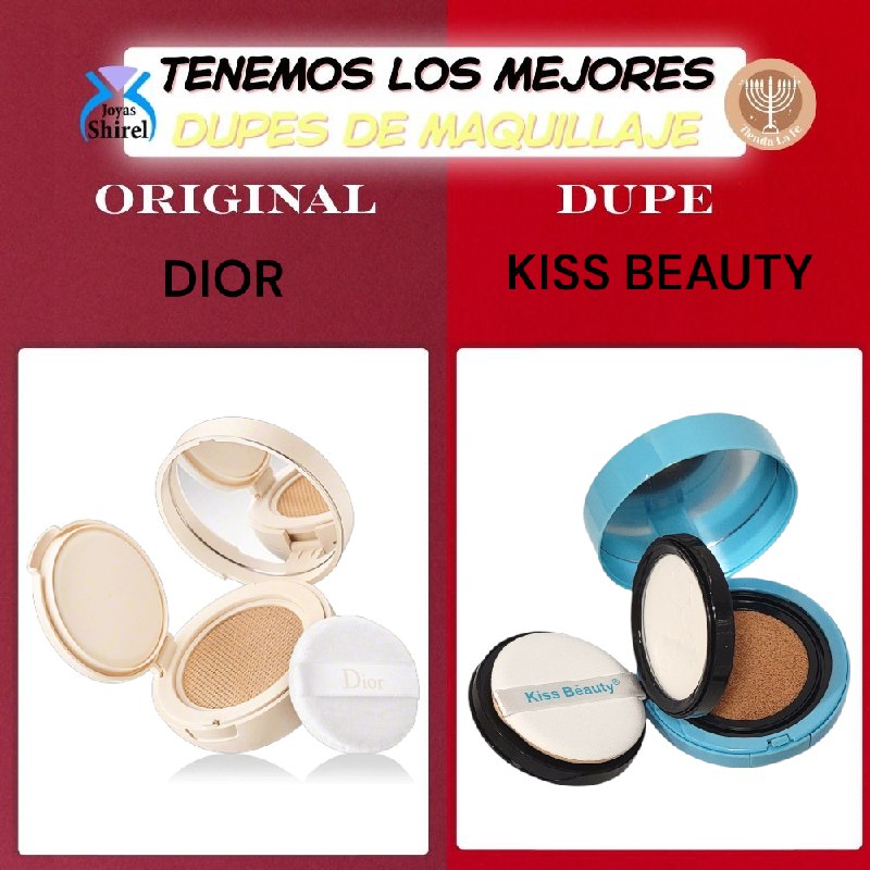 POLVO FACIAL CON ACIDO HIALURONICO DE ACABADO NATURAL MATTE SUAVE KISS BEAUTY 7.5G DUPE DE DIOR