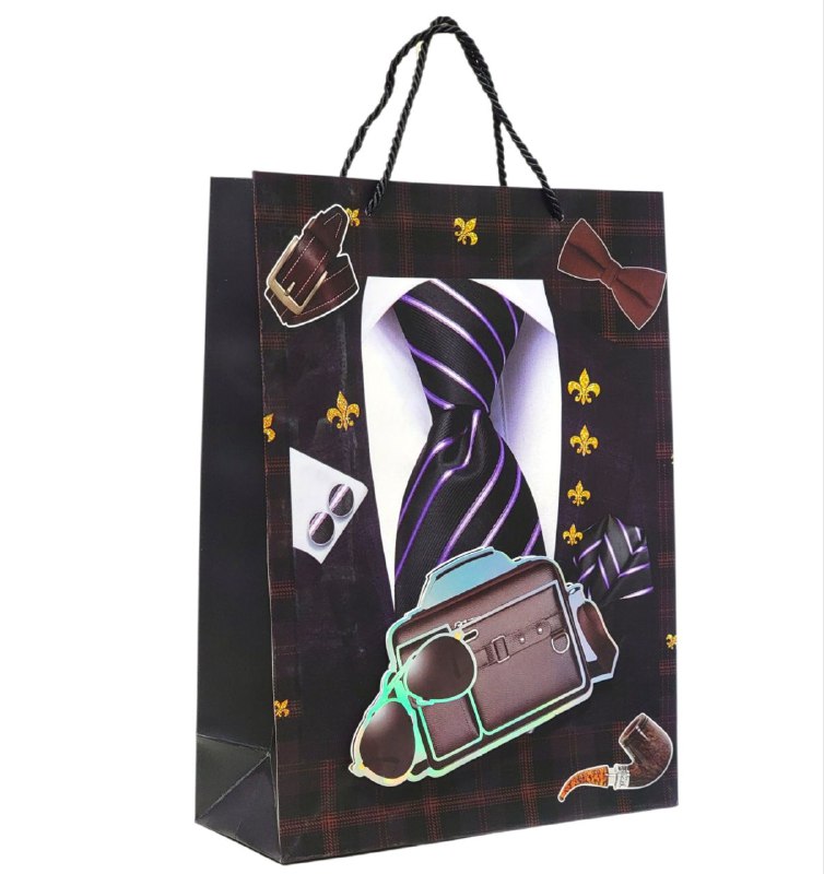 BOLSA DE REGALO PARA HOMBRE GRANDE 30X12X41.5CM
