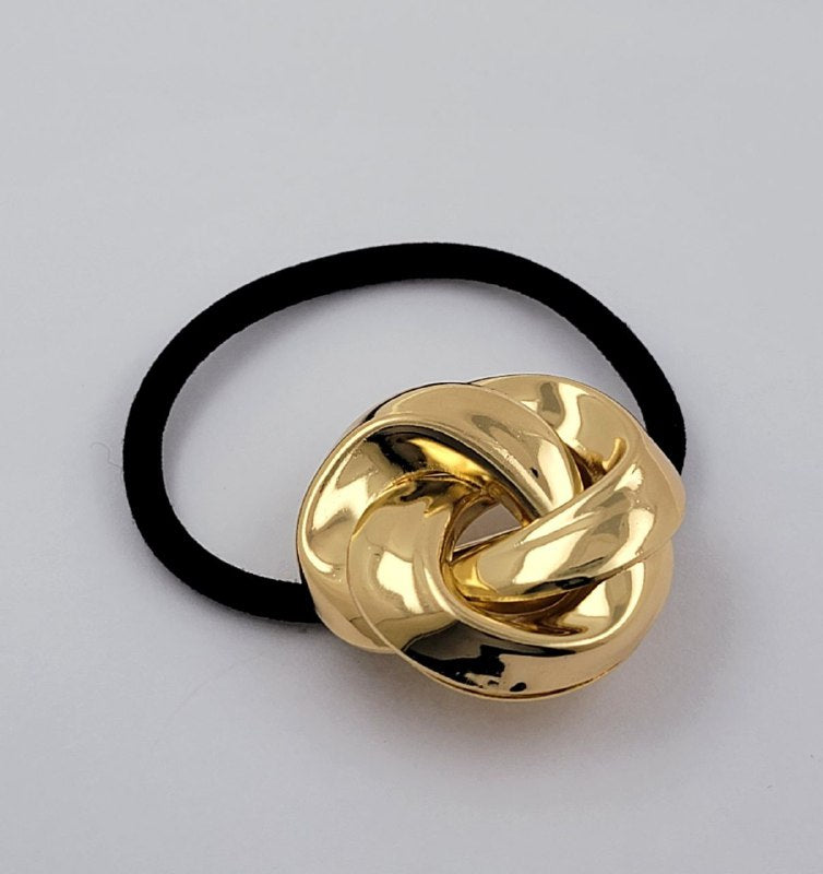 COLA DECORATIVA METALICA PARA EL CABELLO COLOR DORADO VARIOS ESTILOS PONY CUFFS