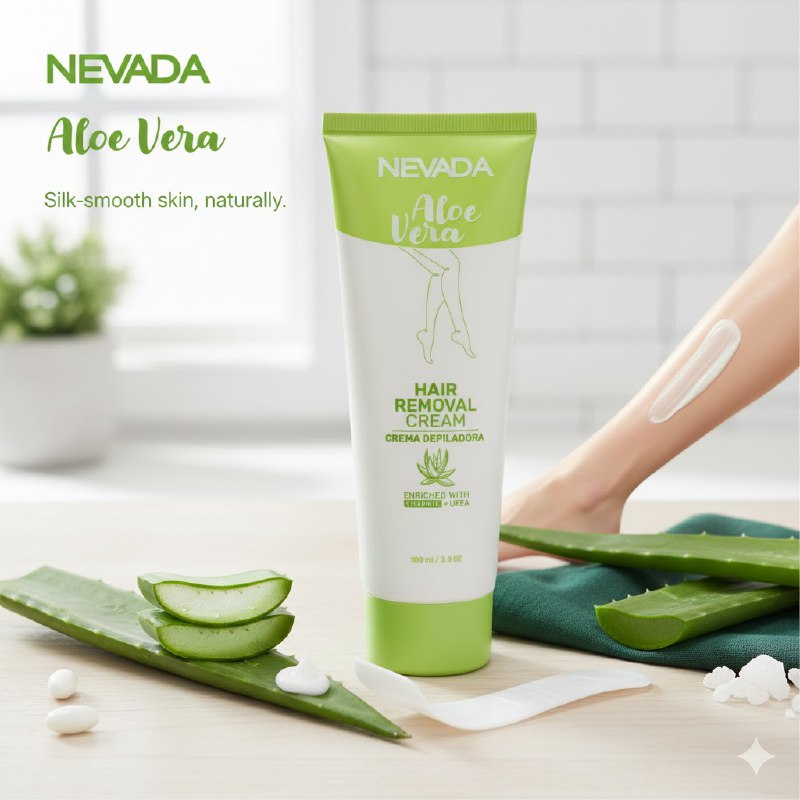 CREMA CORPORAL DEPILADORA CON EXTRACTO DE ALOE VERA 100ML