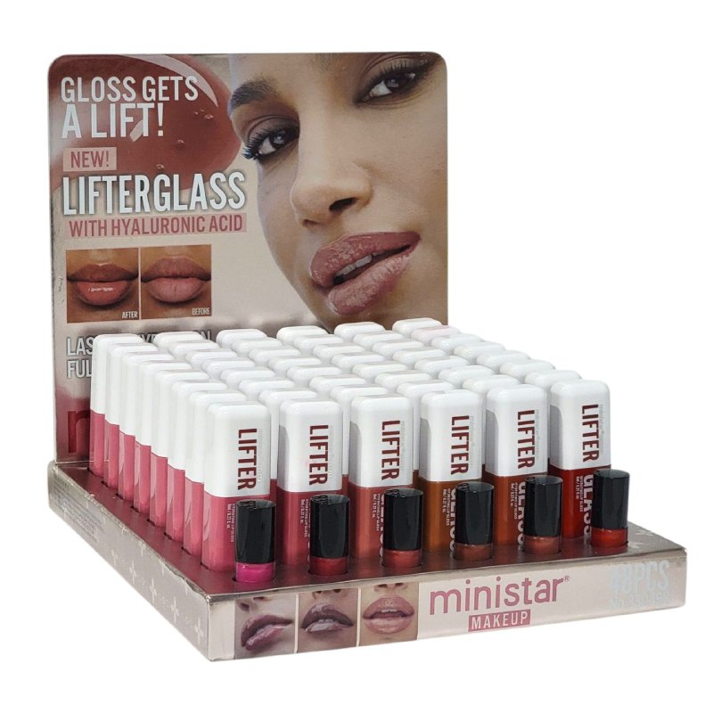 BRILLO LABIAL VOLUMIZADOR CON ACIDO HIALURONICO DUPE DE MAYBELLINE 8ML, QUE ELEVA Y VOLUMIZA LOS LABIOS PARA UNA HIDRATACION DURADERA GLOSS GETS A LIFT
