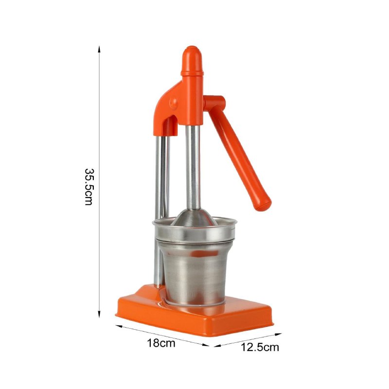 MAQUINA EXPRIMIDORA MANUAL PARA NARANJAS, LIMONES, LIMAS, DE ACERO INOXIDABLE RAPIDO Y FACIL DE USAR FRUIT JUICER