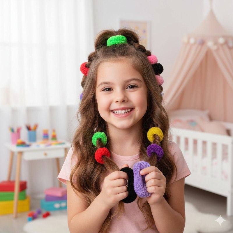 COLAS ANCHAS PARA EL CABELLO EN PAQUETE DE 12UND
