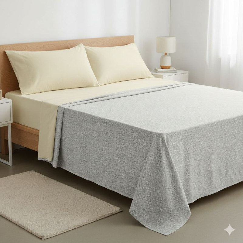 JUEGO DE SABANAS CAMERA DE 4 PIEZAS UNIPERSONAL BENELI HOME, 30 ESTILOS