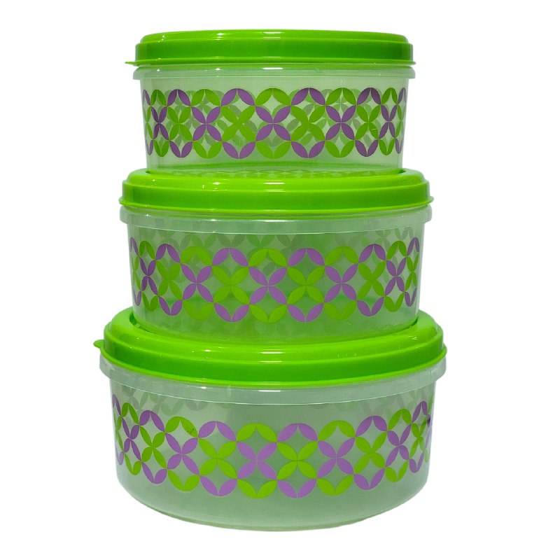 SET DE RECIPIENTES PANAS PARA ALIMENTOS 3UND 13X25C 11X23CM 10X20CM