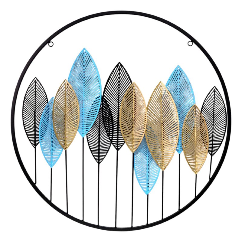 DECORACION CUADRO DECORATIVO DE METAL PARA PARED 60X60CM