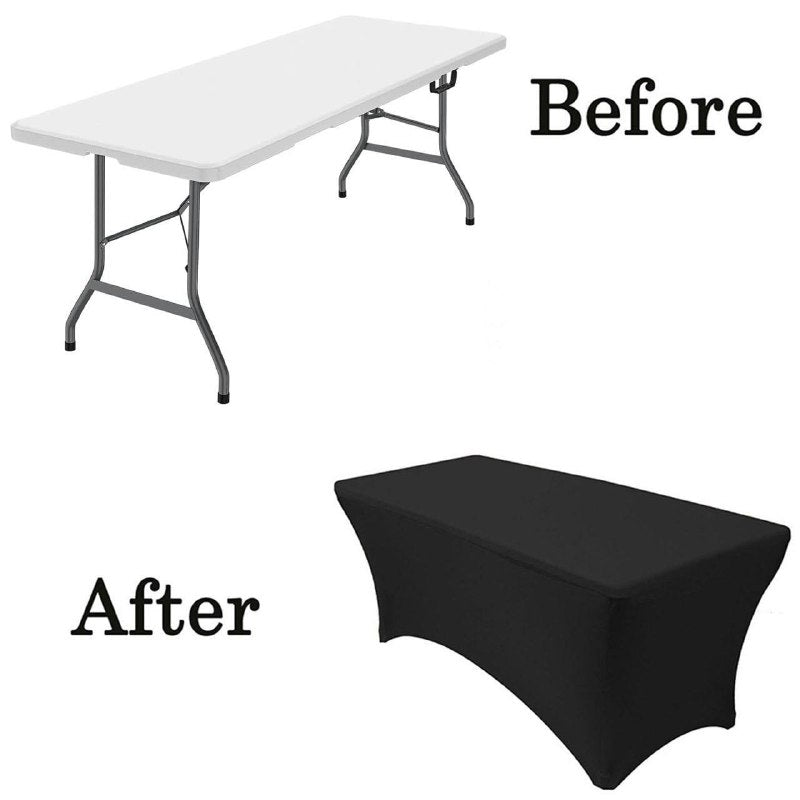 MESA PLEGABLE PORTATIL DE PLASTICO REFORZADO 183X76CM