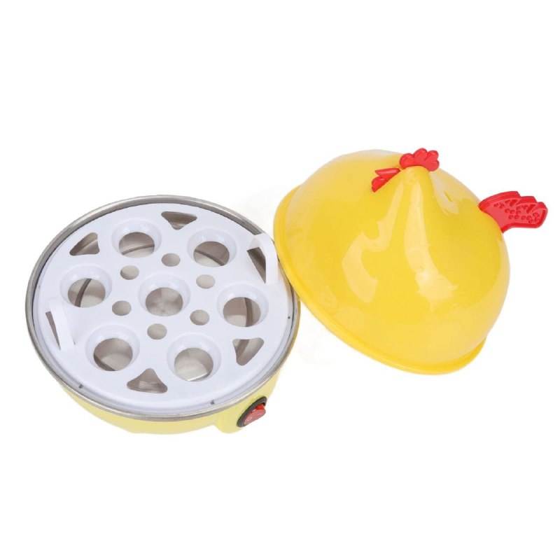 MAQUINA HERVIDORA DE HUEVOS, HUEVERA ELECTRICO HUEVOS AL VAPOR DISEÑO DE GALLINA EGG POACHER