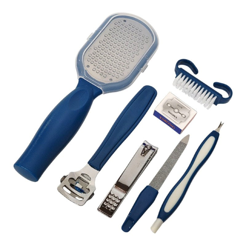 SET DE PEDICURA DE 7 PIEZAS PARA EL CUIDADO DE LAS UÑAS Y LOS PIES YARONG