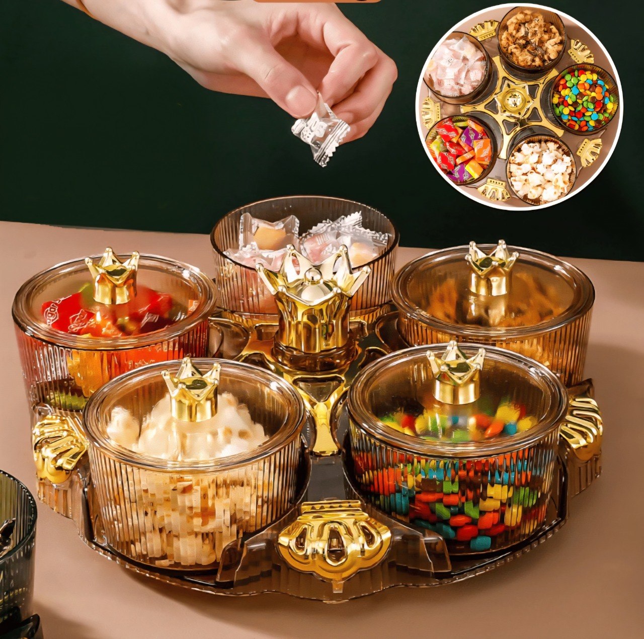 JUEGO DE PLATOS PARA APERITIVOS RESISTENTES