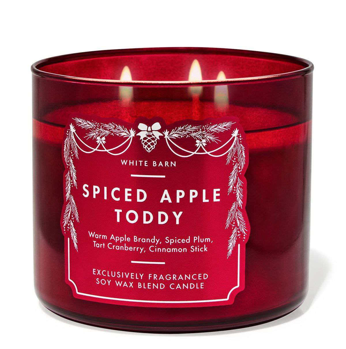 VELA AROMATICA WHITE BARN SPICED APPLE TODDY 411G