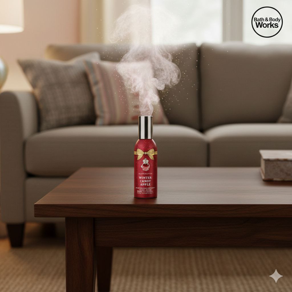 AMBIENTADOR EN SPRAY CONCENTRADO AROMA WINTER CANDY APPLE BATH & BODY WORKS 42G (Copia)