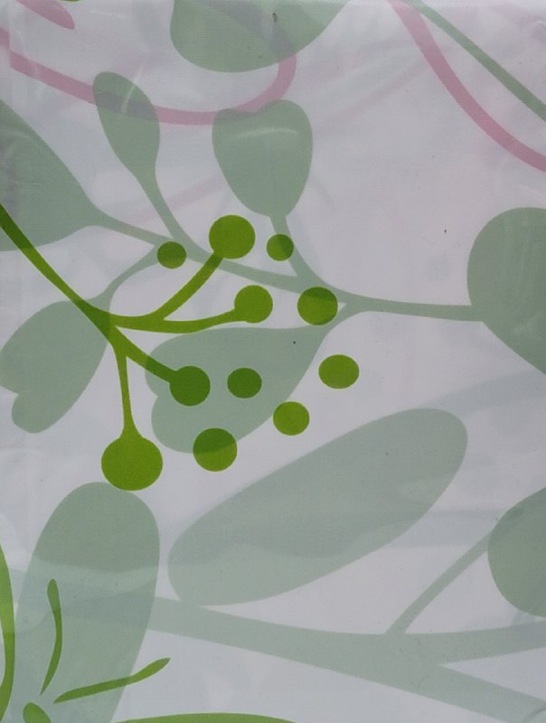 CORTINA DE DUCHA DE POLYSTER, SIMPLE Y MODERNO CON 12 ARANDELAS Y MATERIALES DURADEROS 180X180CM LARUCCI SHOWER CURTAIN 16 ESTILOS