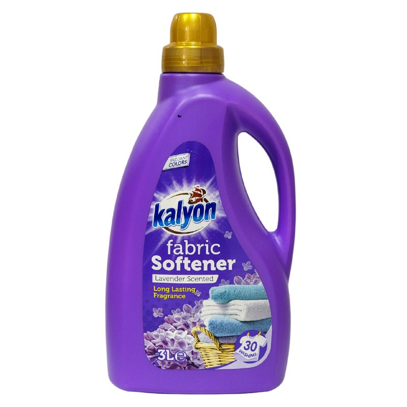 DETERGENTE SUAVITEL, SUAVIZANTE PARA LAVAR ROPA TELAS, FRAGANCIA DE LARGA DURACION PERMANENTE QUE DURA DIAS, FRAGANCIA LAVANDA KALYON 3L