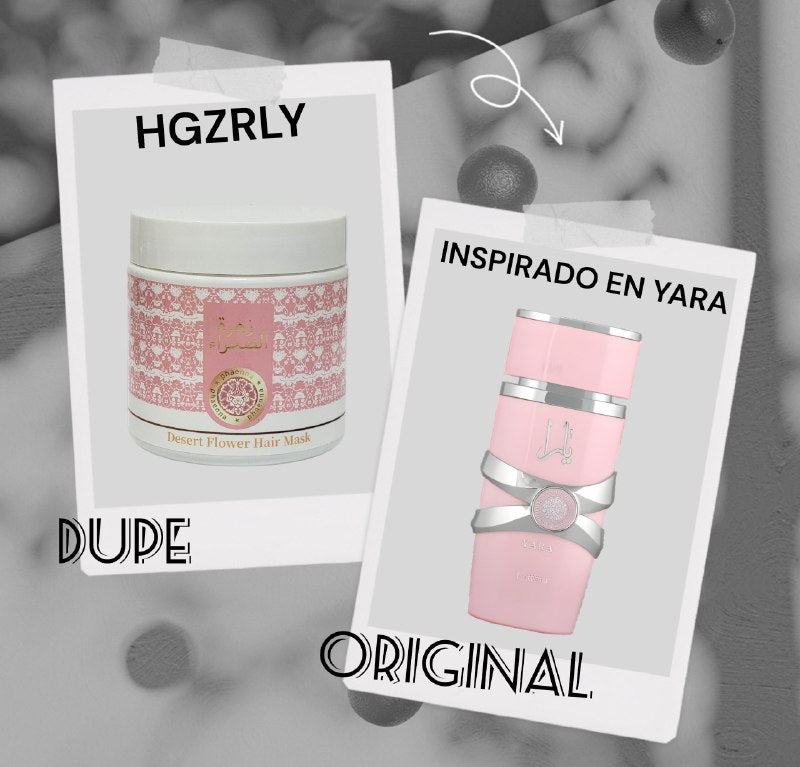 MASCARILLA PARA EL CABELLO DE PROTEINA Y EXTRACTO DE FLOR DE MAGNOLIA  HGZRLY 500ML INSPIRADO EN LATTAFA YARA
