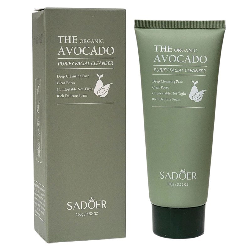 JABON LIPIADOR FACIAL NUTRITIVO CON EXTRACTO DE AGUACATE ORGANICO SADOR 100G