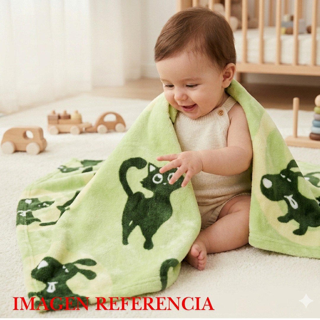 MANTA ULTRA SUAVE PARA BEBE 100X70CM