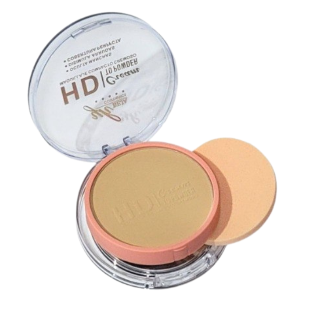 BASE DE MAQUILLAJE DE CREMA A POLVO 6 TONOS YH BEJA COSMETICS 11G