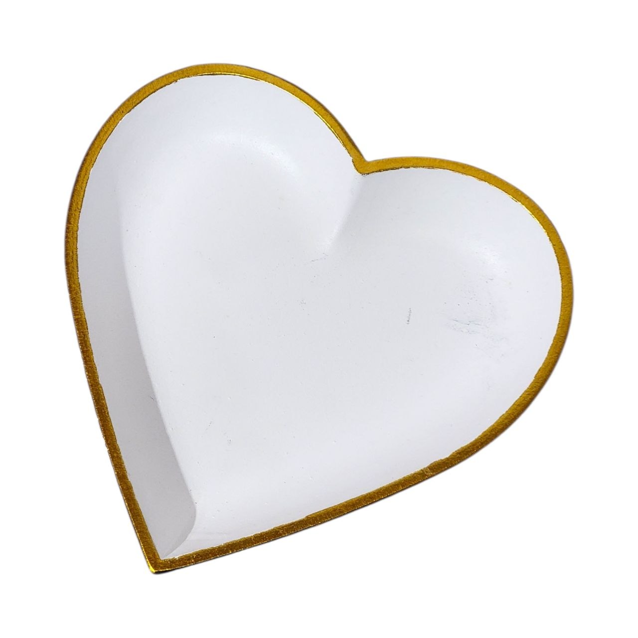 RECIPIENTE MULTIUSO DECORATIVO EN FORMA DE CORAZON 22X21CM