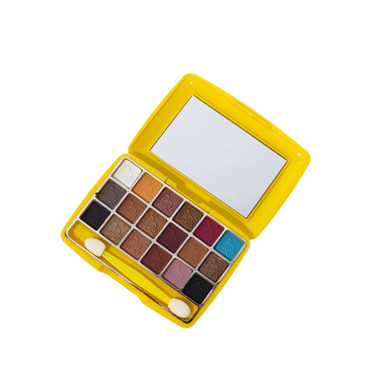 PALETA DE SOMBRAS DE OJOS CON EFECTO MATE 10 PALETAS DE 18 TONOS YH BEJA COSMETICS  6X10X14CM