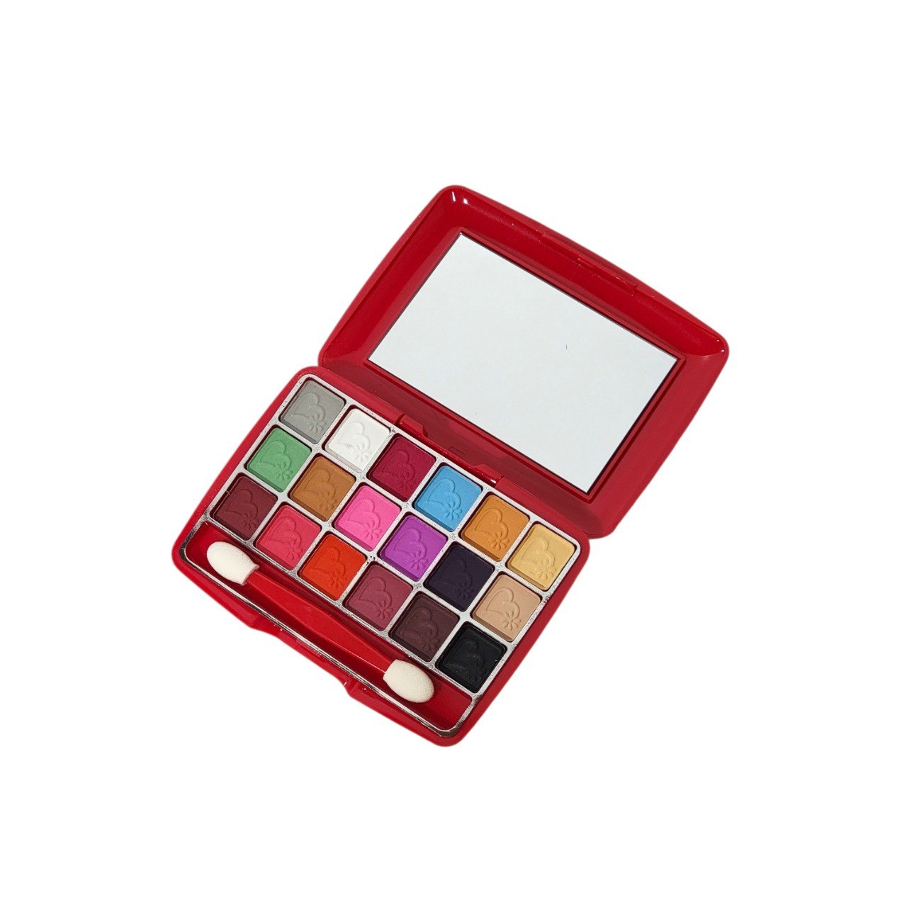PALETA DE SOMBRAS DE OJOS CON EFECTO MATE 10 PALETAS DE 18 TONOS YH BEJA COSMETICS  6X10X14CM