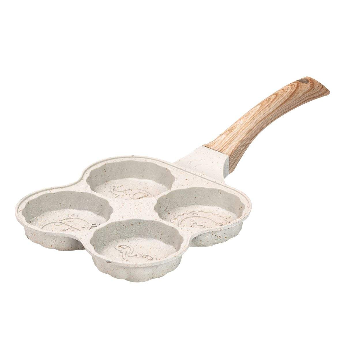 SARTEN CON 4 DIVISIONES PARA DESAYUNO CON DISEÑOS INFANTILES