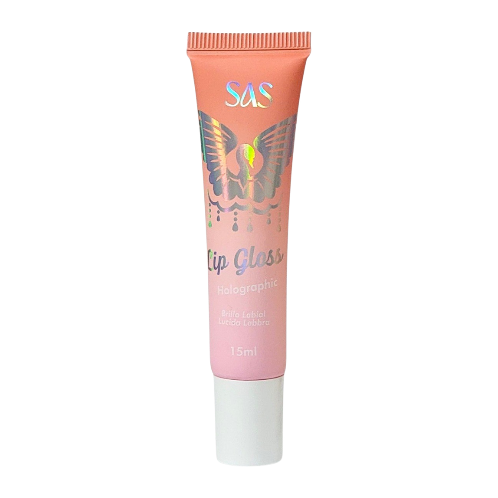 BRILLO LABIAL CON ACABADO HOLOGRAFICO SAS 15ML