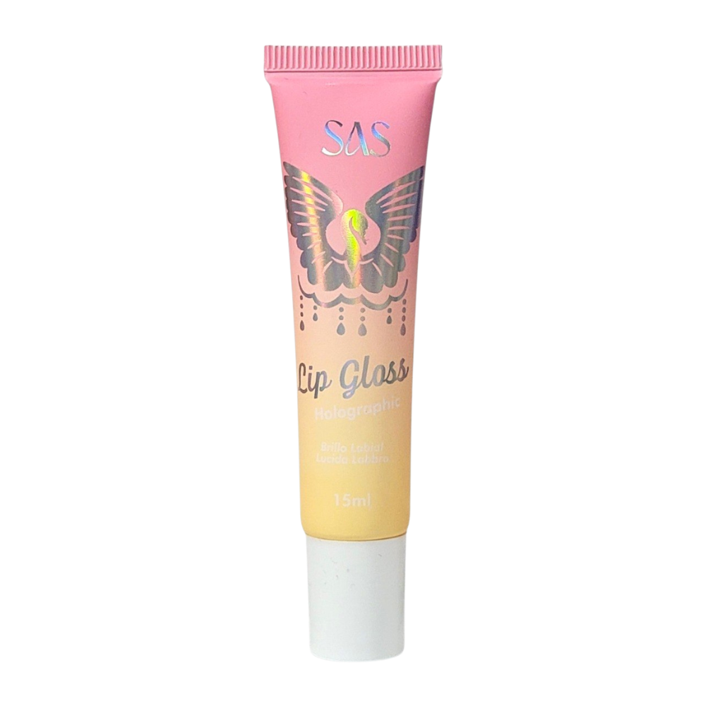 BRILLO LABIAL CON ACABADO HOLOGRAFICO SAS 15ML