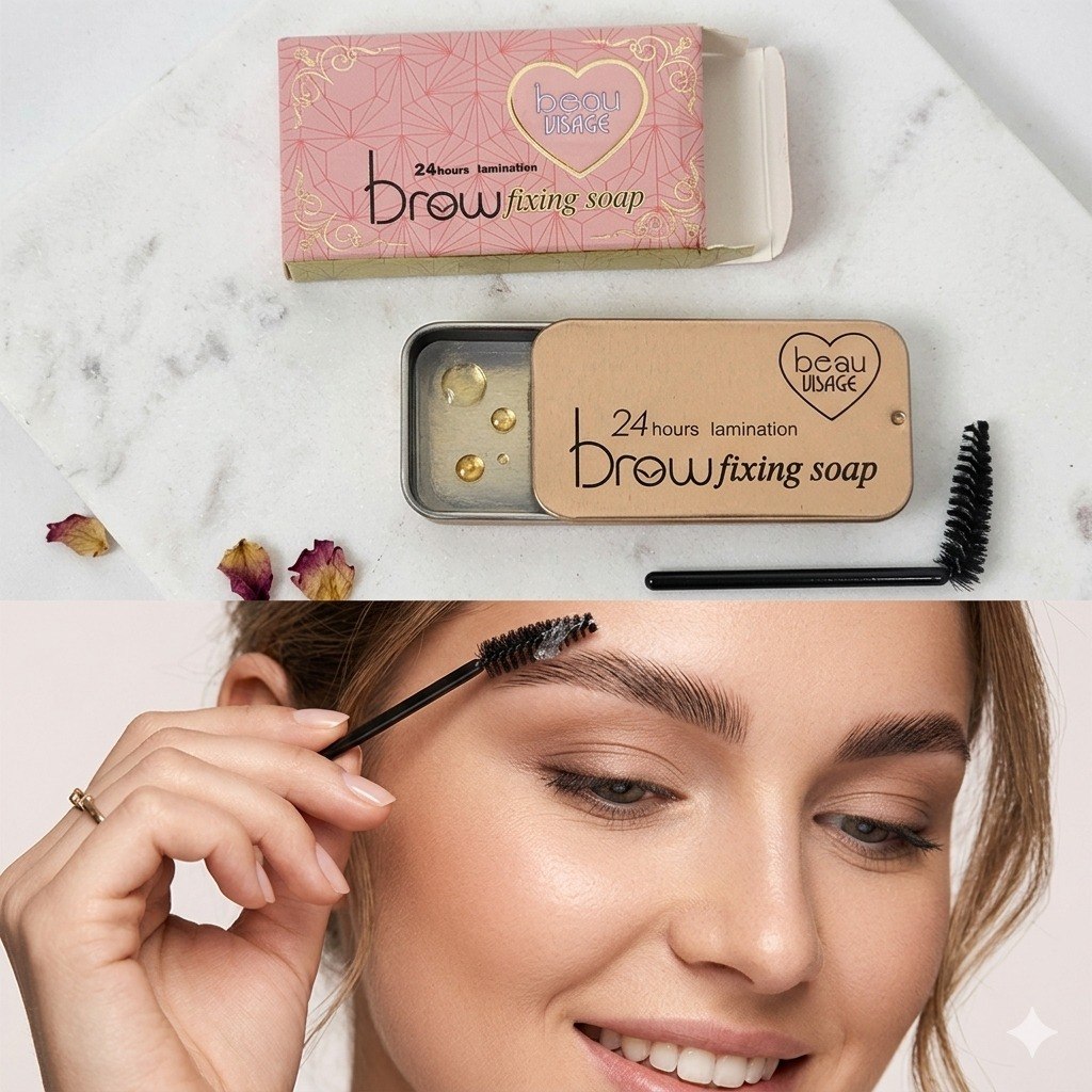 JABON FIJADOR DE CEJAS PARA EFECTO LAMINADO BEAU VISAGE 13G