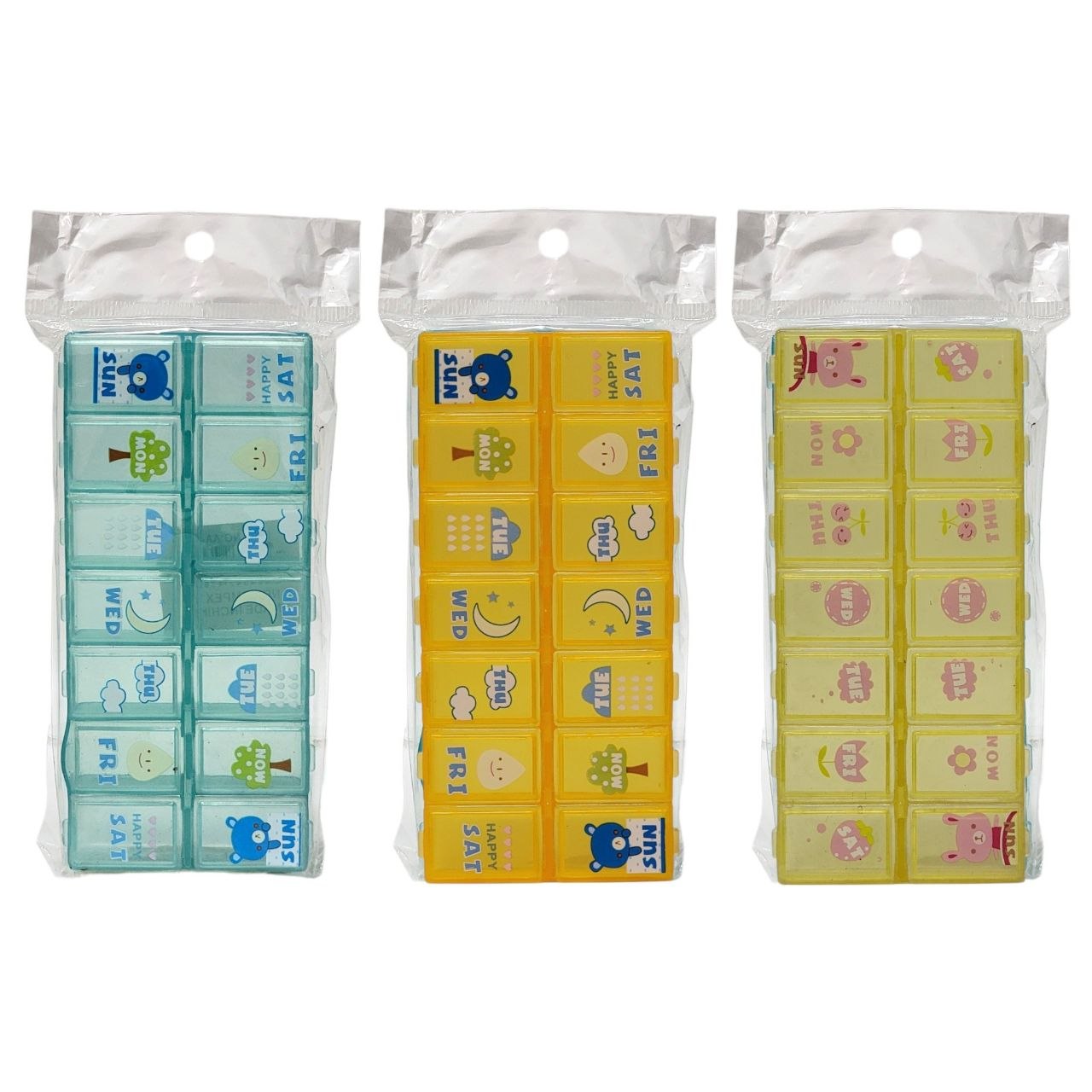 ORGANIZADOR DE PASTILLAS SEMANAL BIDIARIO