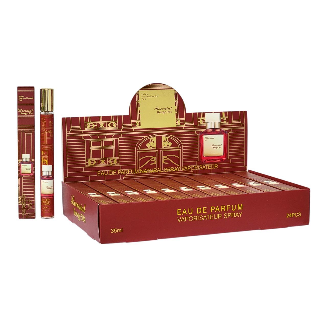 PERFUME EN TUBO BOCEAIAT ROVGE 5O4 EDP 35ML (U) (AROMA INSPIRADO EN MAISON FRANCIS KURKDJIAN BACCARAT ROUGE)